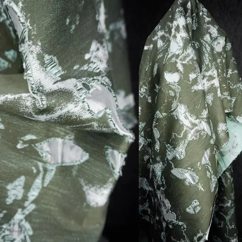 

Cotton Blend Fabric Slightly Transparent Yarn Bottom for Fashion Jackets Designed By Fashion Cloth Apparel Sewing By Meters Diy