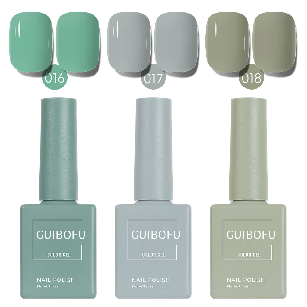 3 Stks/set Gel Nagellak Set Fall Shine Finish Semi Permanente Glitter Pailletten Nagellak Set Drenken Uv Lak Nail Art