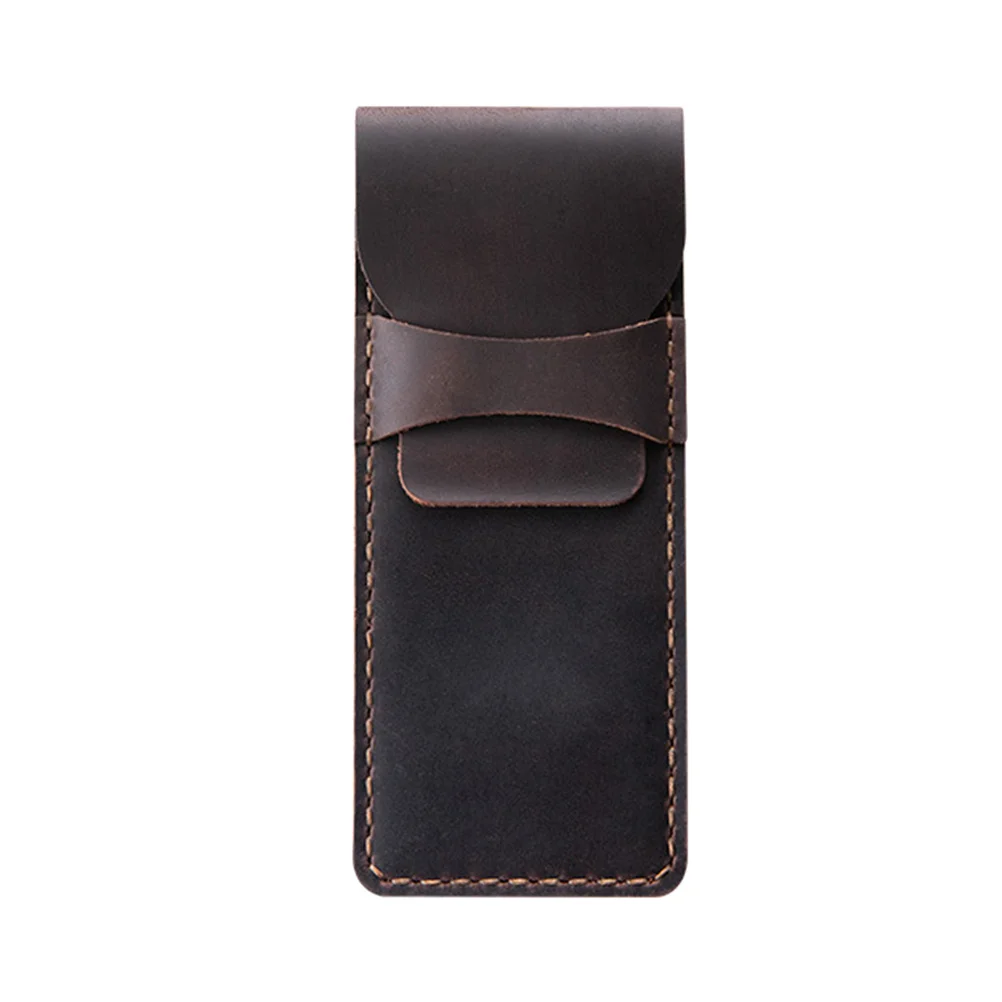 

Pen Pouch Handmade Retro Protective Sleeve Pen Case Bag for University Office Daily Storage Pens Pouch for Gift