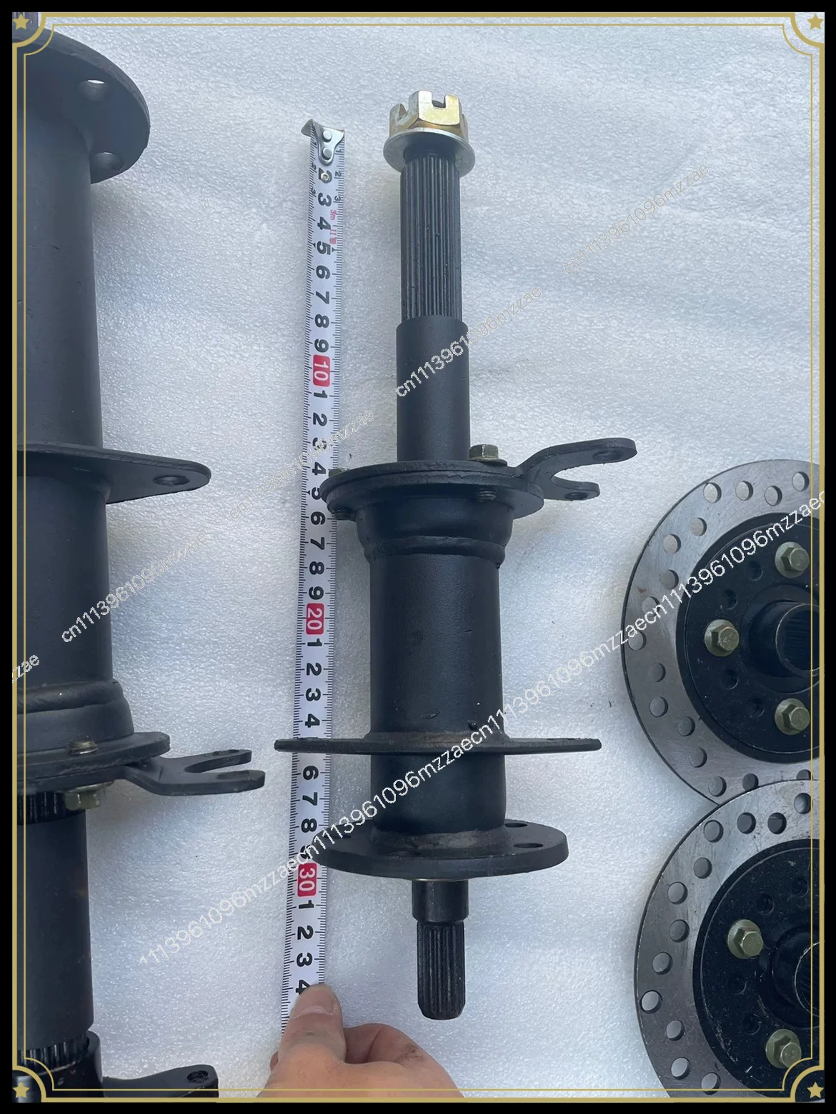 Electric Kart ATV Rear Axle, Differential Shaft Drive Assembly, Half Axle Part