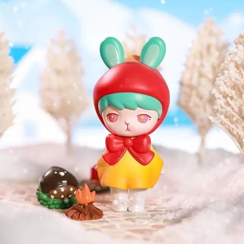 POP MART Bunny Winter Series Blind Box Toys Guess Bag Mystery Box Original Caixa Action Figure Surpresa Cute Model Birthday