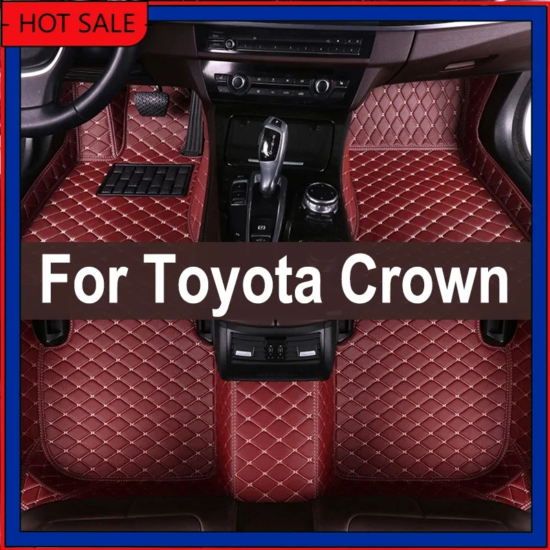 Автомобильные коврики, напольные коврики для Toyota Crown Royal Saloon S200 2008 2009 2010 2011, водонепроницаемые напольные коврики, детали салона автомобиля, автомобильные аксессуары