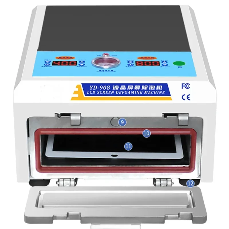 

1pc Mobile Phone Cover LCD Screen Fit Debubbling Machine Large, Medium Small Size Dry Glue High Pressure Debubbling