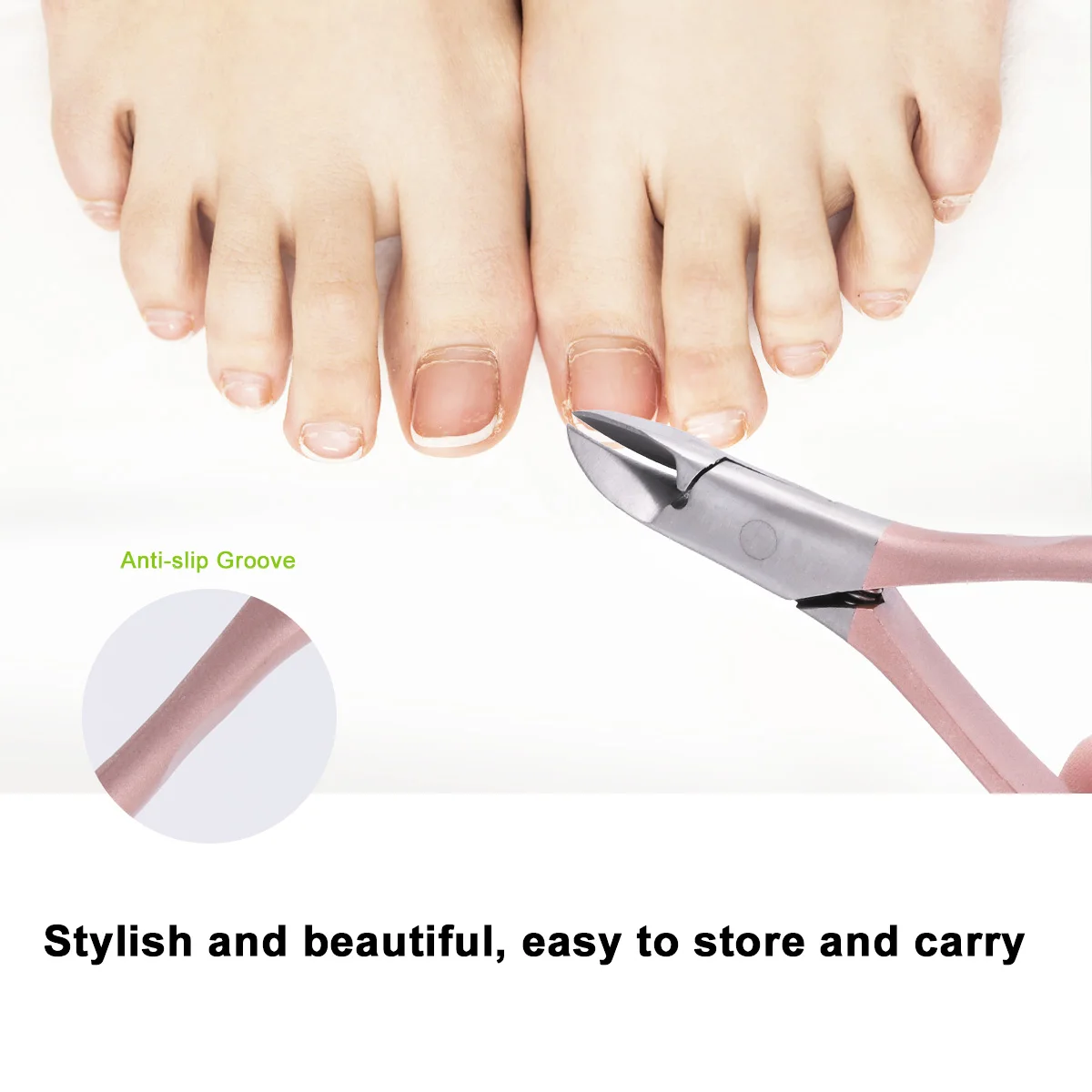 

1Set Professional Manicure Set Stainless Steel Nail Clippers Strong No Deformation Trimmer for Fingernails Toenails Home Travel