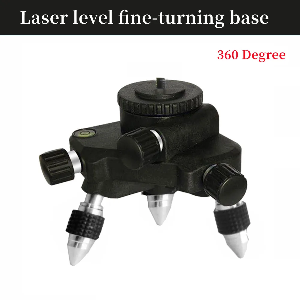 

Laser Level Base 36 Degree Level Adapter Meter Bracket 12 Lines Self Leveling Line Holder Tool Construction Tool Parts