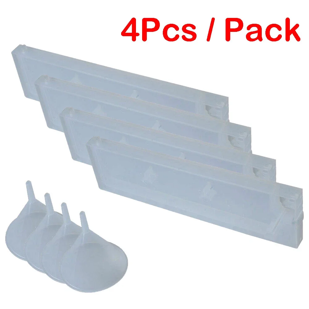 4Pcs Vertical Refillable Ink Cartridges for Roland Mimaki Mutoh Printer 220ml Each High-Quality Print Supplies