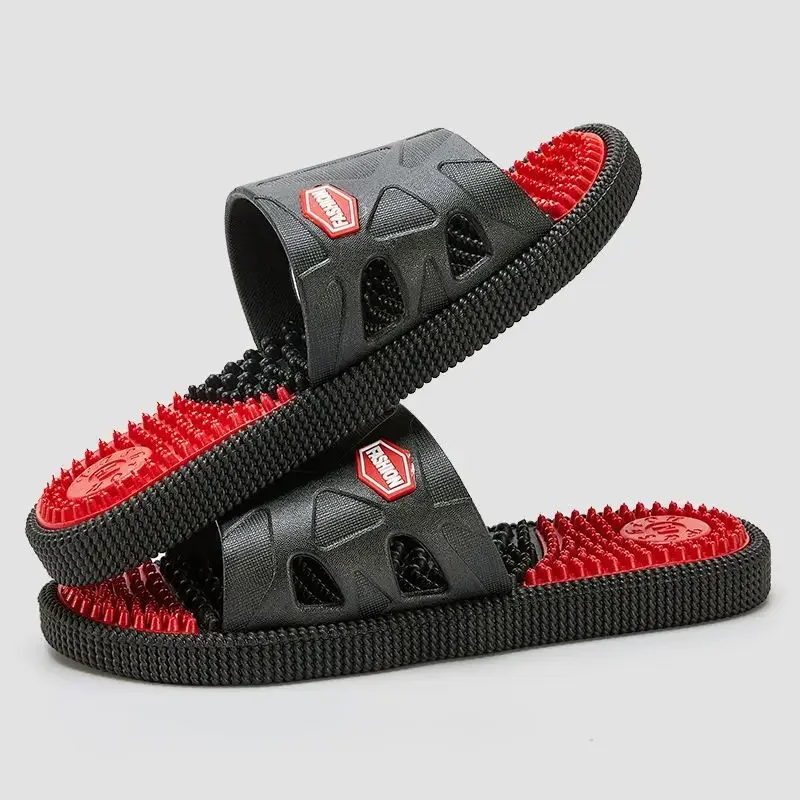 Ultimate Foot Therapy: Simple Massaging Men's Slippers
