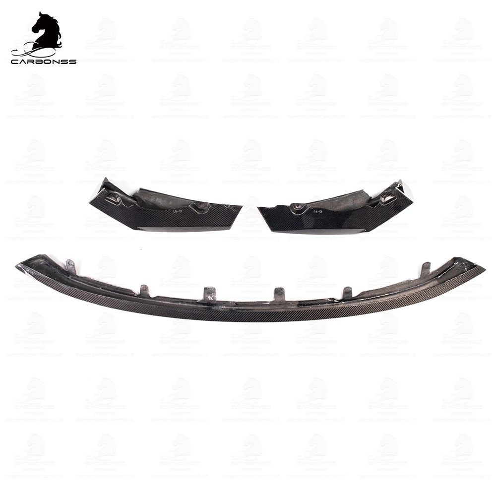 carbon 3PCS CSL Type Auto Part G80 G82 Carbon Front Lip Splitter For BMW M3 M4 G80 G82 G83