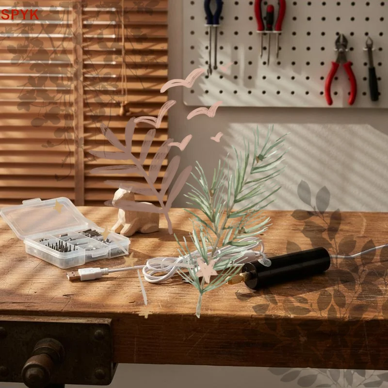 Handheld Mini Electric Drill DIY: USB Epoxy Resin Jewelry Making Wood Craft Engraving Pen Tool