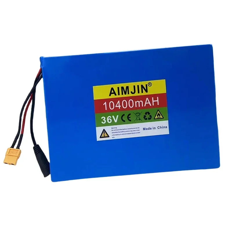 100% NEW 10400mAh 36V Battery 18650 10S4P battery pack 36V 10.4Ah Scooter Battery with BMS