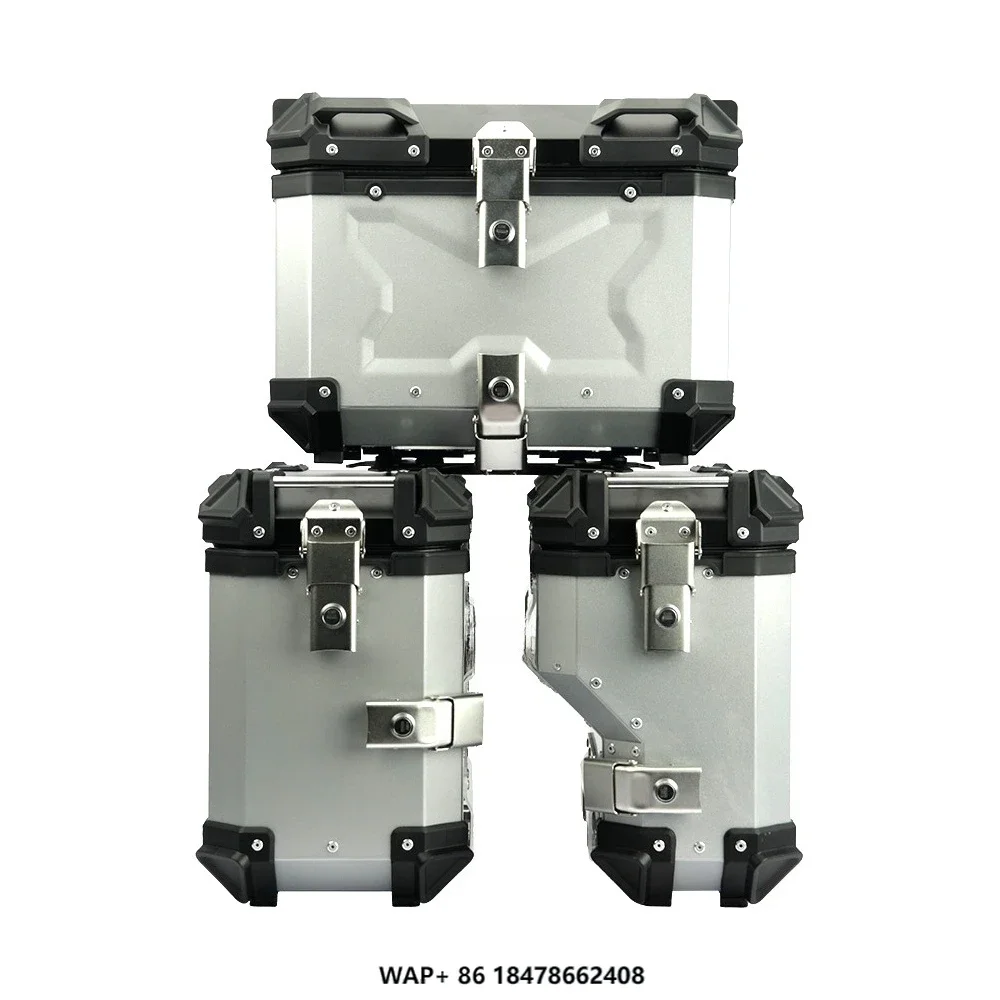For benelli trk 702x motorcycle tail boxes and side box combo aluminum alloy motor accessories benelli motorcycle parts