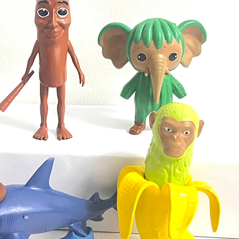 Tung Tung Tung Sahur Figure Toy Tralalero Tralala Figure Toy Tung Tung Tung Sahur Toy Tralalero Tralala Shark Figurine