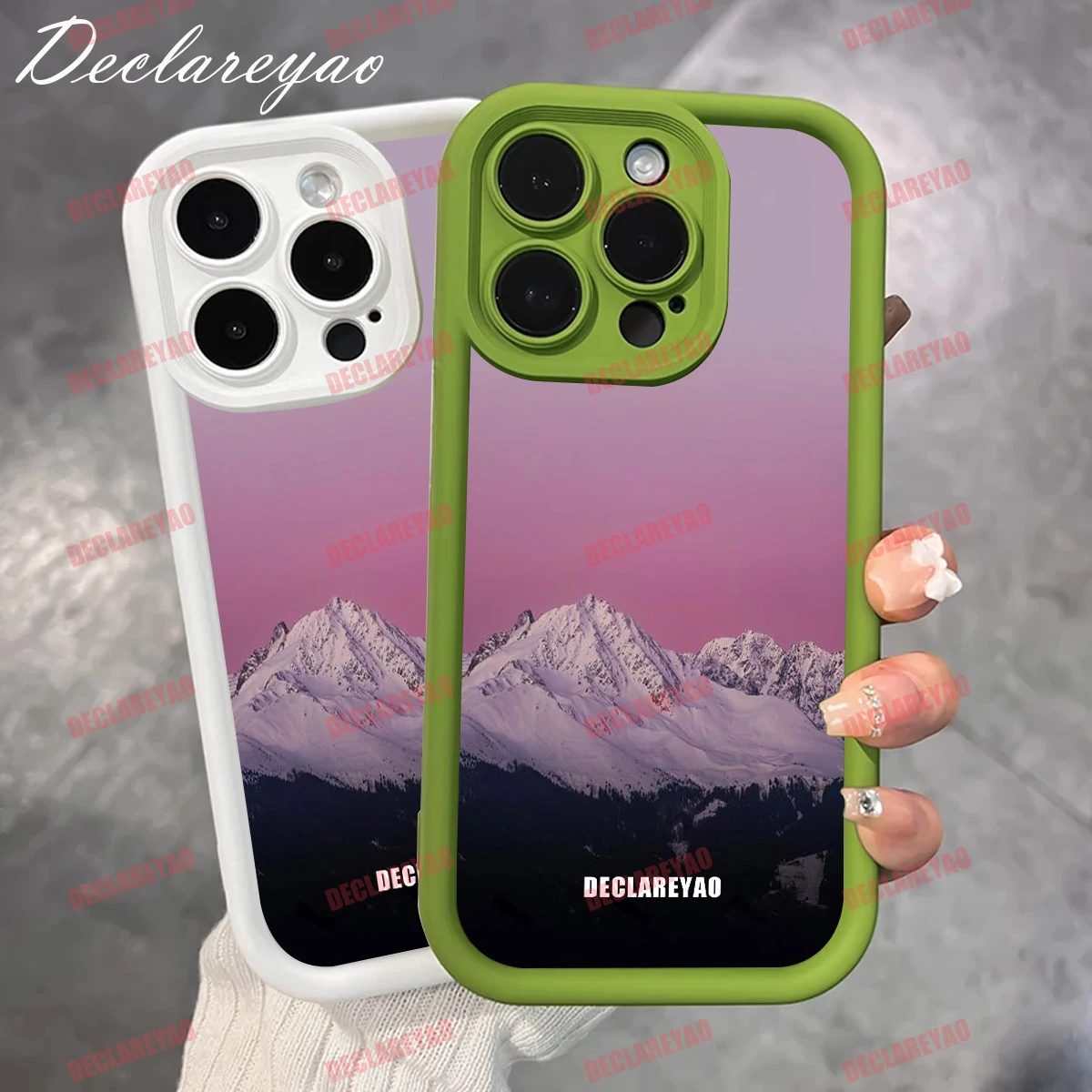 DECLAREYAO حافظة رفيعة من مادة البولي يوريثان الناعمة لهاتف سامسونج جالاكسي FE S21 S24 Plus S20 S23 مقاومة للصدمات #6