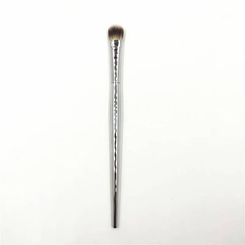 IT216 Professional Big Eyeshadow Brush Beauty Cosmetic Brush Silver Chromed Handle Detail Eye Makeup Pen Tool