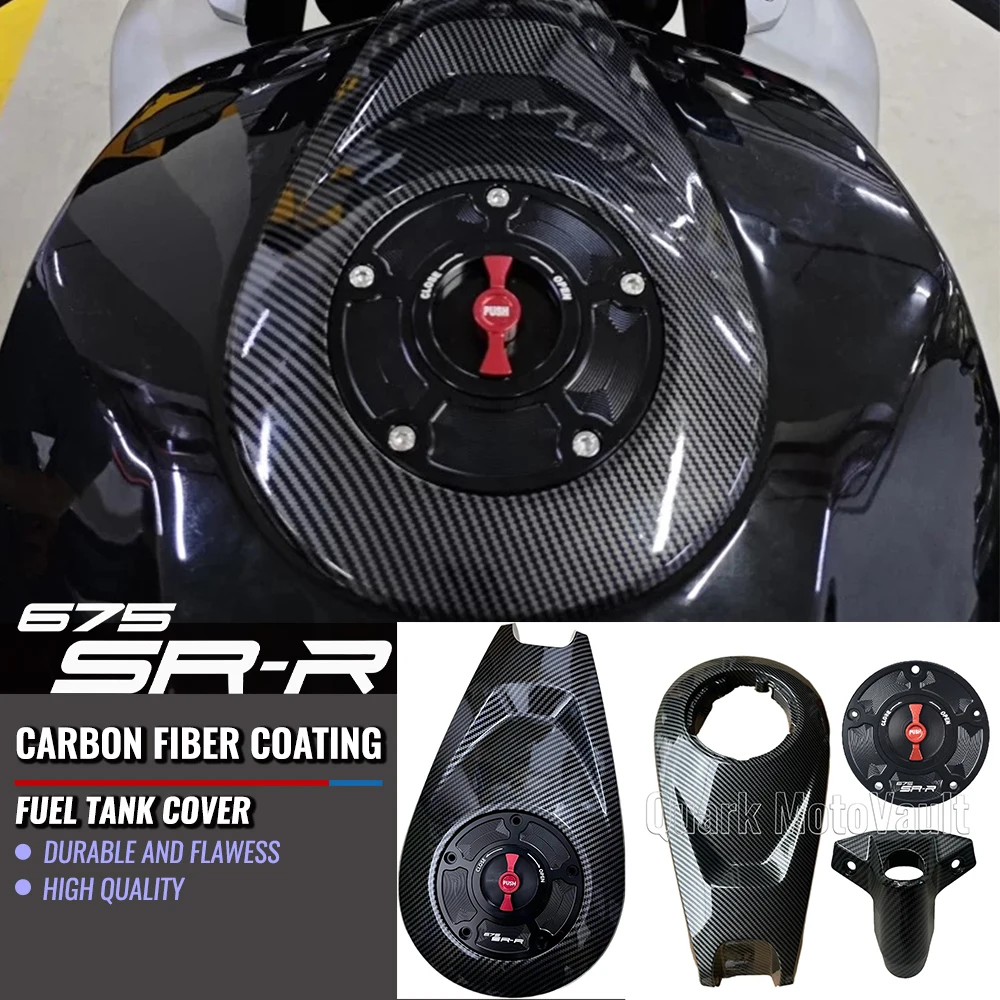 

Декоративная накладка на верхнюю часть топливного бака мотоцикла CF675SRR CF675NK CF 675 SR 2025 2026, с покрытием из углеродного волокна
