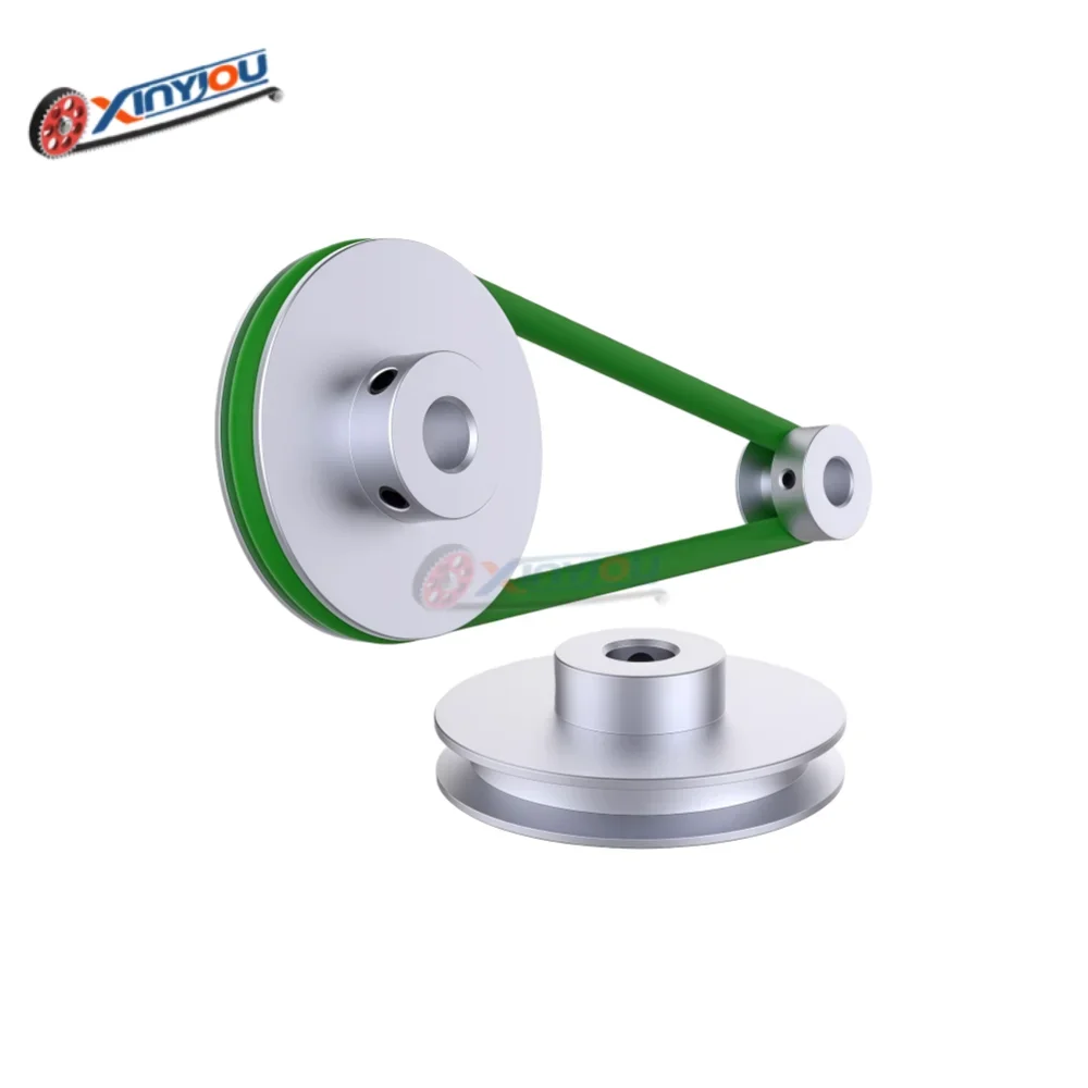 8mm PU round Belt  Groove Aluminum Alloy Pulley for Small Industrial Motors,DC Motor Drive Pulley timing pulley for DIY