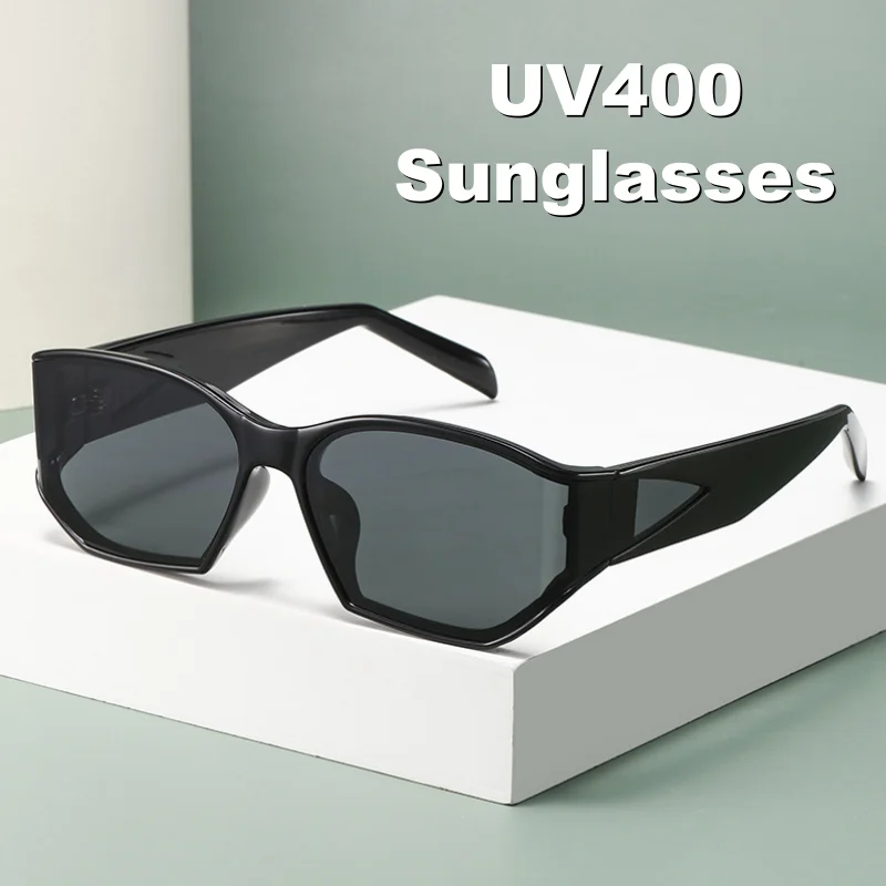 

2026 New Y2K Curved Cat-Eye Sunglasses Street Style Fashionable Unique Ladies Stylish Eyewear Shades UV400 Men Goggles