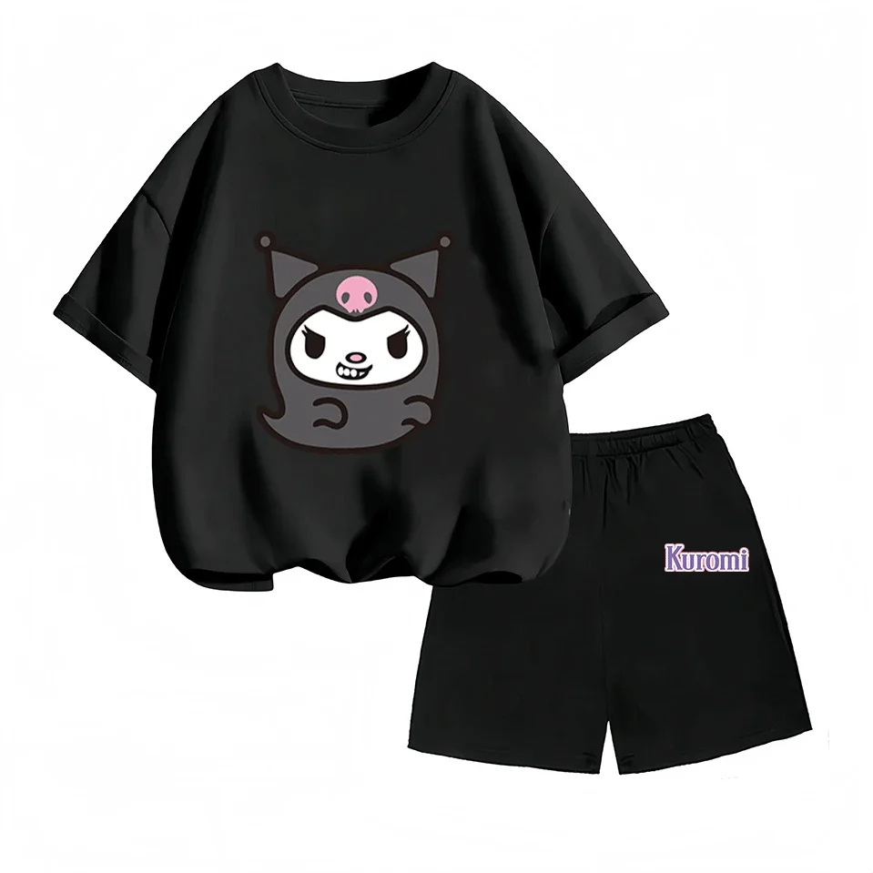 Summer Fashion 2026 Kids Boys Girls Kuromi Cotton T Shirt S…