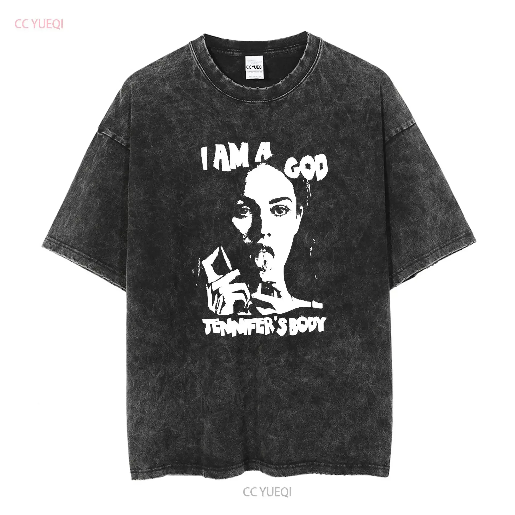 I'M A God Jennifer Body T Shirt She'S Going To Eat Your Soul long or short sleeves vintage Washed fashion Soft streetwear