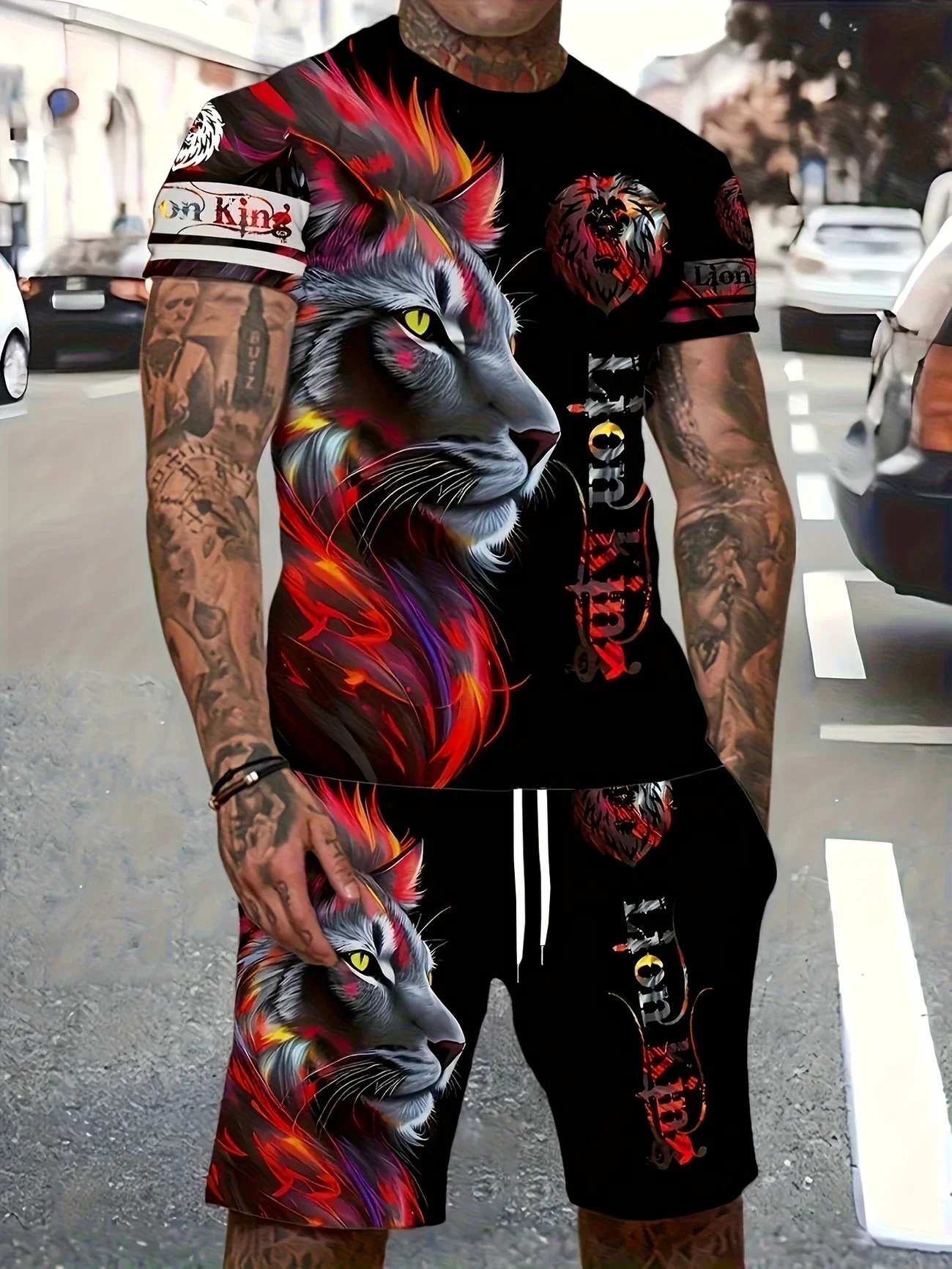 الصيف ثلاثية الأبعاد الطباعة مجموعة الرجال الكبار الترفيه الرياضة مجموعة تنفس في الهواء الطلق عادية تي شيرت رجالي اقتصاص فستان أطفال مع سروال داخلي