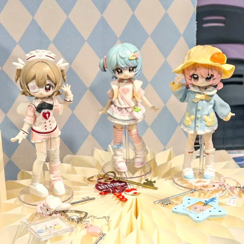 สินค้าใหม่ ของแท้ ฟิกเกอร์อนิเมะ 1/12 BJD MJD กล่องสุ่ม ซีรีส์อาร์ตบุ๊ค พร้อมตุ๊กตาขยับได้ ของสะสม ตัวละครสำคัญ