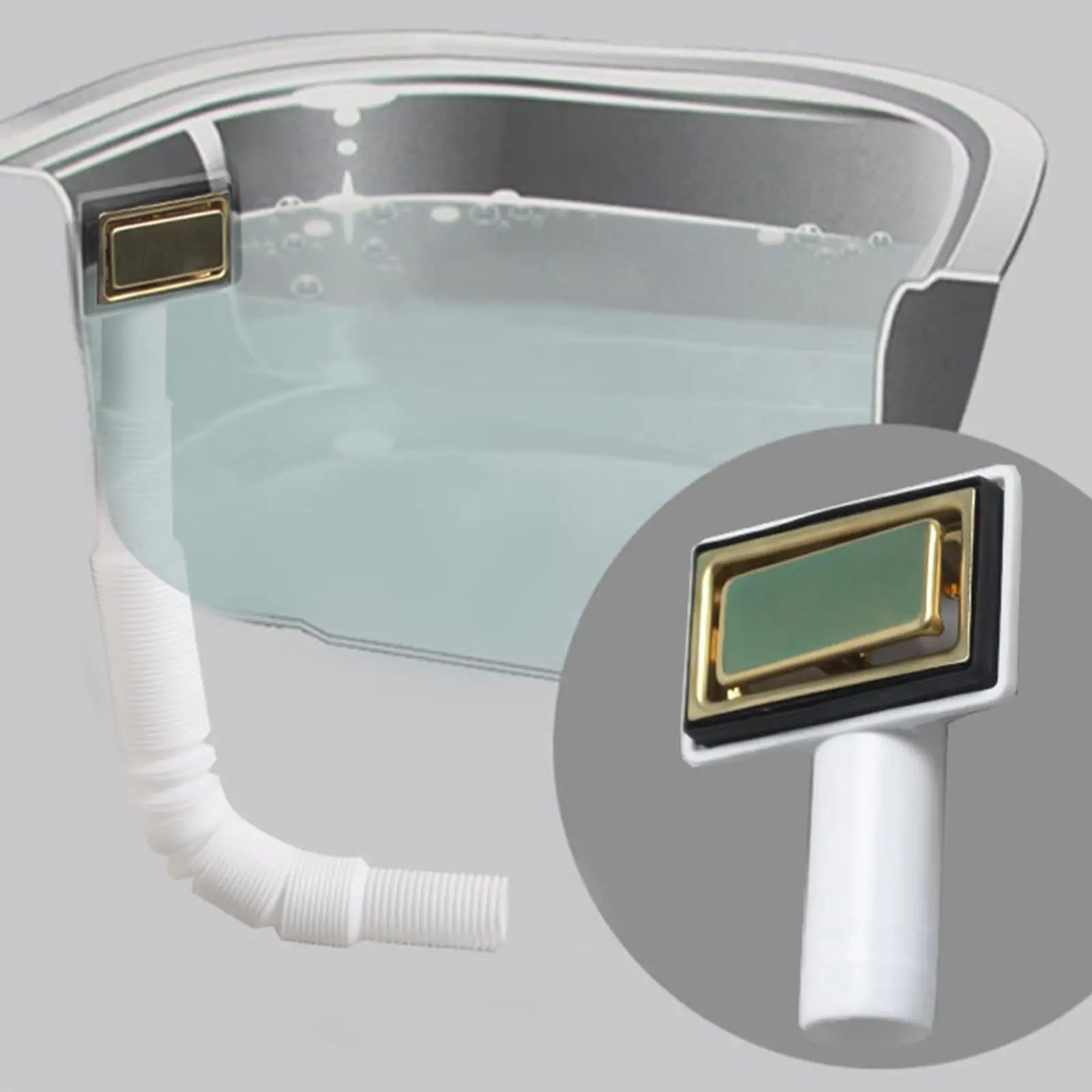 Kitchen Sink Drain Pipe Bathroom Professional Easy Installation Sink Overflow