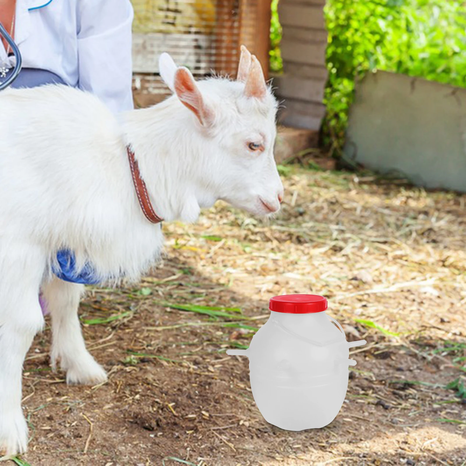 

Lamb Milk Bottle Reusable Animal Feeding Bucket For Calf Goat Sheep Large Capacity Livestock Nursing Bottle Feeder