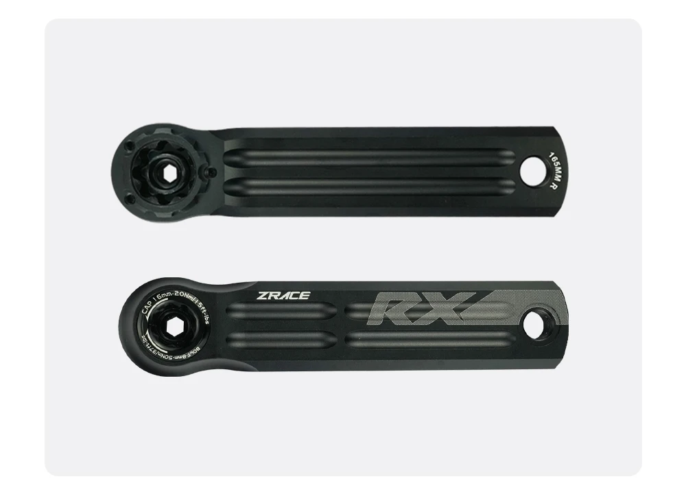 ZRACE RX Track Bike Fixed Gear Kurbelgarnitur 144BCD 46T-50T Kettenblatt 165-175mm Kurbelarm Fahrradteile – Detail 16