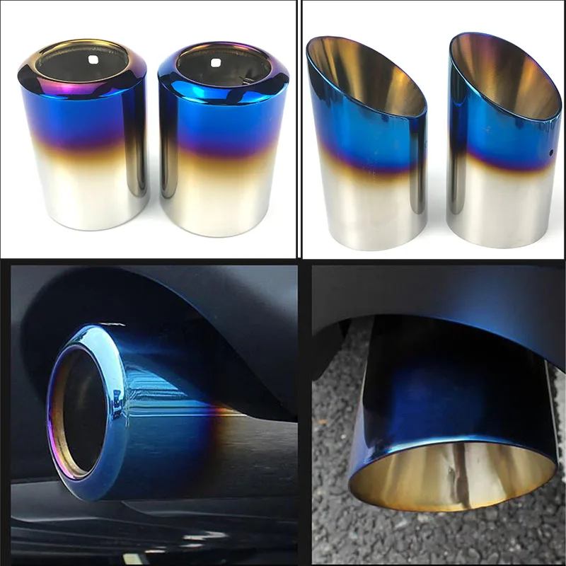 For Mazda 6 Atenza CX-5 CX-4 CX-30 Mazda 3 Axela Stainless Steel Exhaust Pipe Muffler Cover Auto Accessories