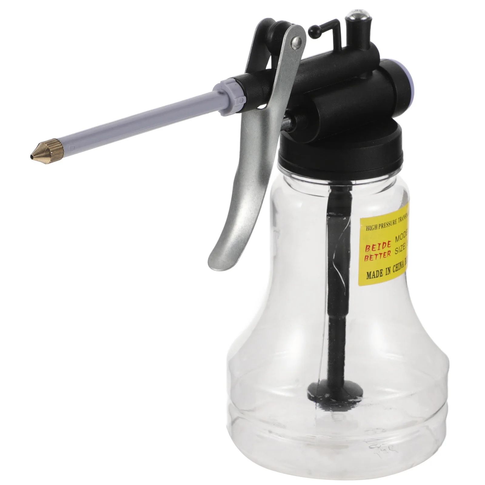 

350Ml Manual Pump Oiler Can High Pressure Plastic Oil Dispenser For Car Automotive Machinery Lubrication Portable Oil Fill Jug