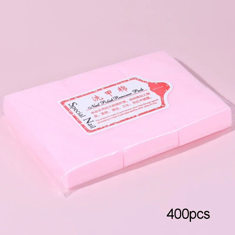 Nail Polish Remover Cleaner Cotton Wipes Paper Pads UV Gel Varnish Napkins Manicure Pedicure Nail Art Tools Salon Supplies