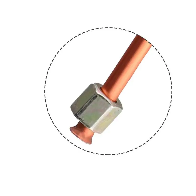 Tools Workshop Factory Garden Outdoor Exhaust Tube Copper Aluminum G1 8 Hex Nut Replacements Copper Toneb 1 Pc
