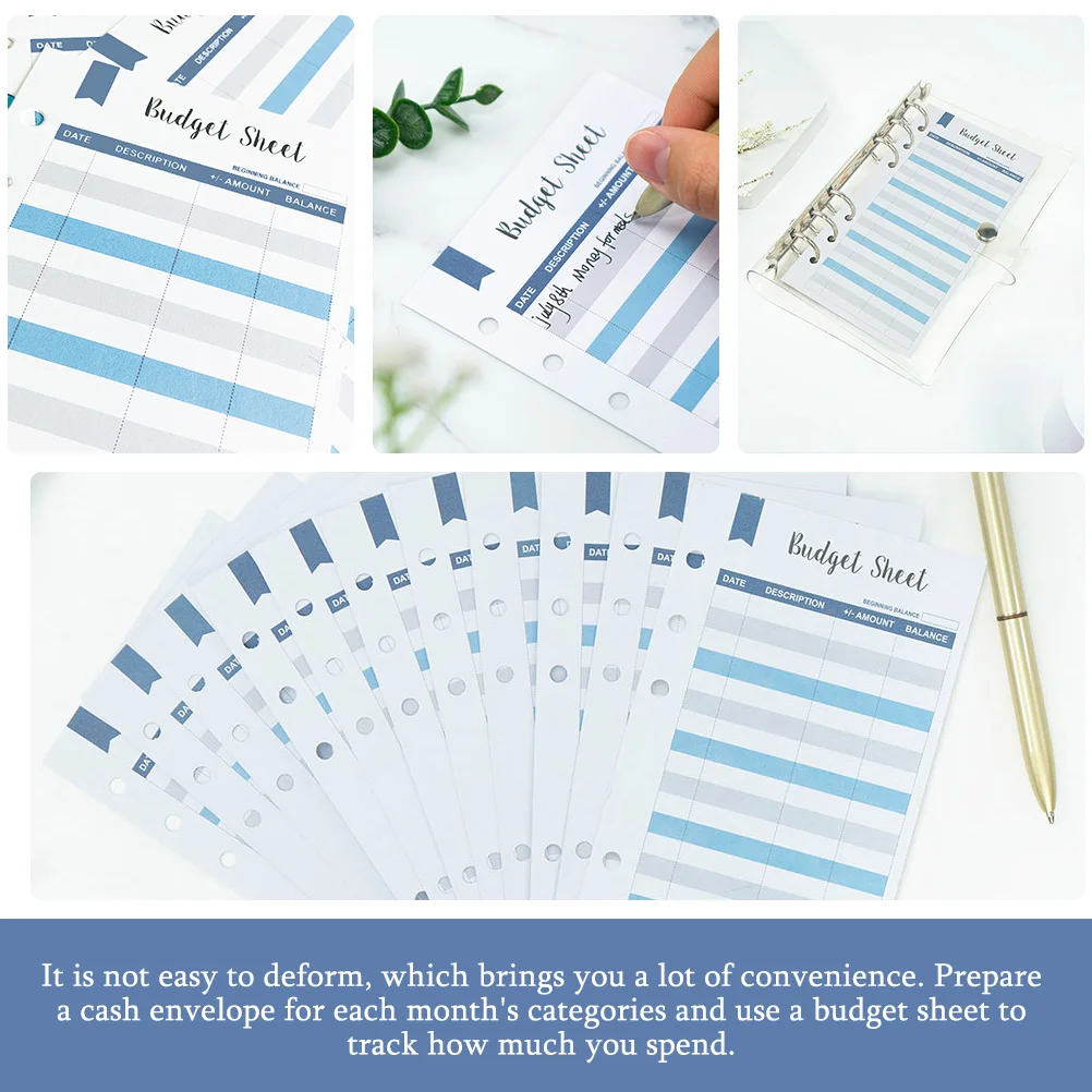 

Cash Envelope Budget Planner Expense Tracker Sheets Office Accessories Paper