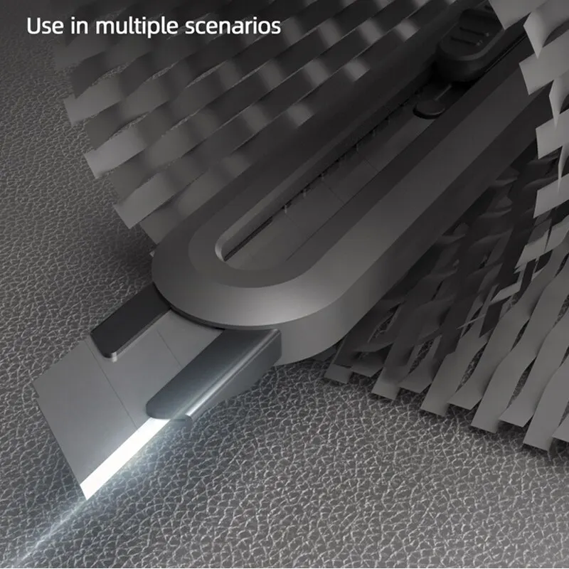 2 قطعة سكّين متعدّد الاستخدامات 20 قطعة شفرات سكين الجيب قطع الورق هدم سكين سريع #4