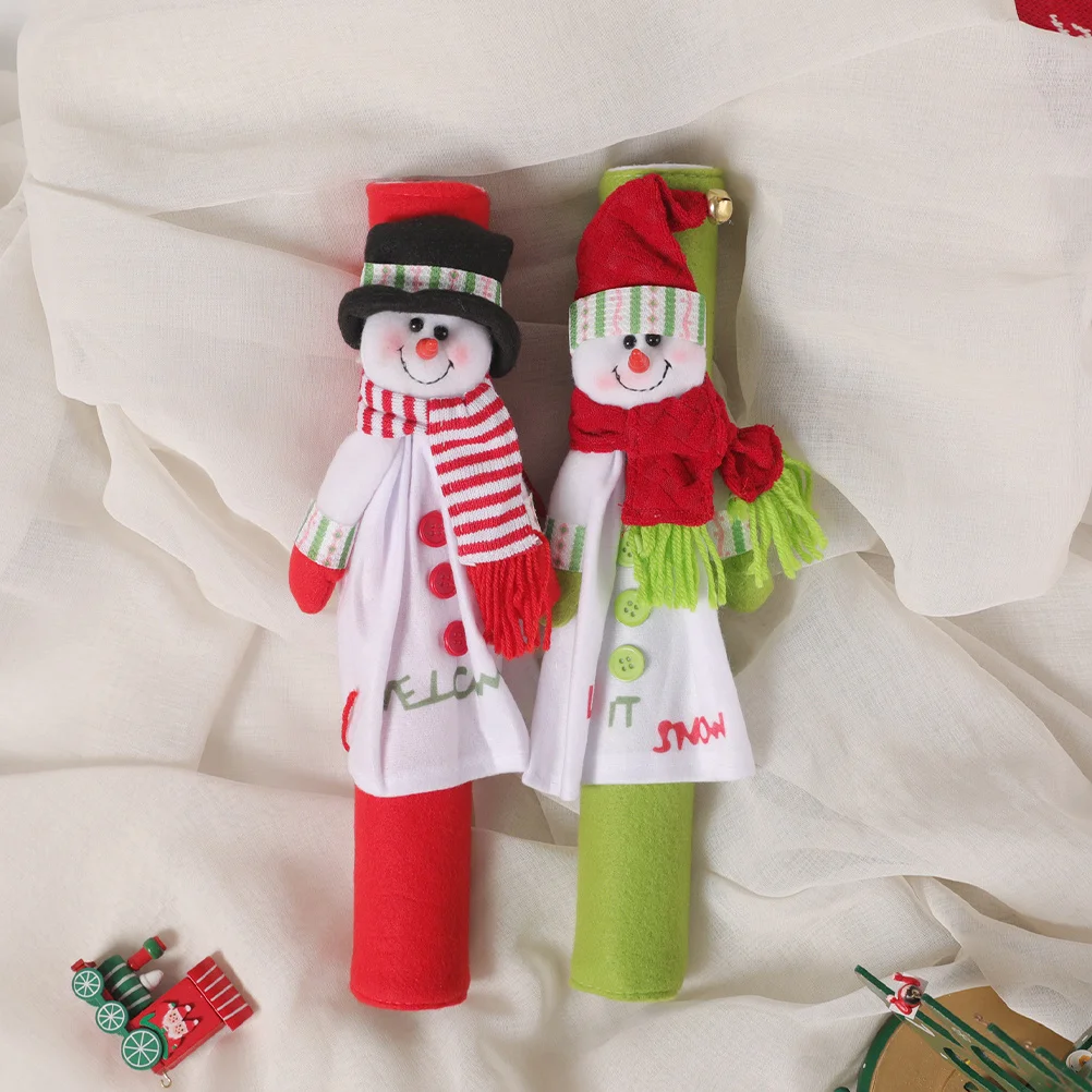 

4Pcs Refrigerator Door Handle Cover Practical Appliance Gloves Hook Loop Design Adjustable Fit Fridge Microwave Oven Door