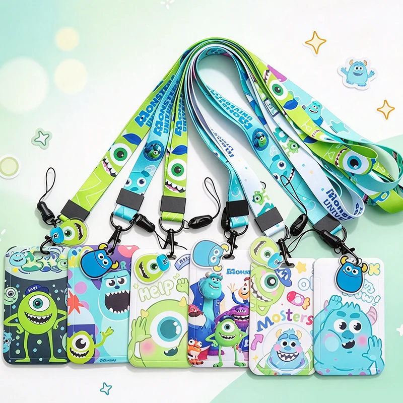 disney Monsters, Inc. Alien card holders,cute student ID card, meal card IC card, company access cards,Work ID badge，access