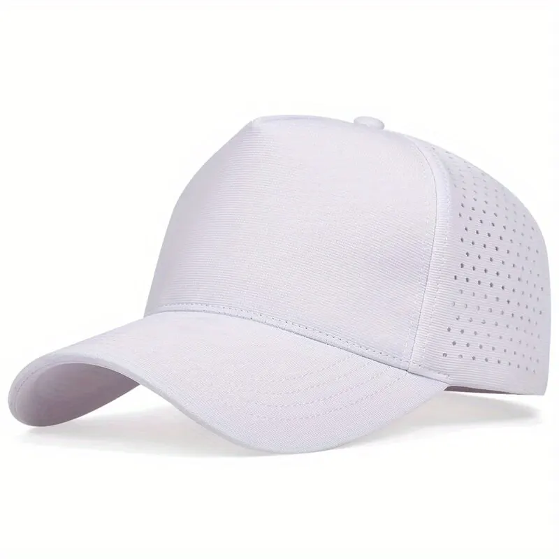 Unisex Solid Color Breathable Baseball Caps Spring and Summer Outdoor Adjustable Casual Hats Sunscreen Hat