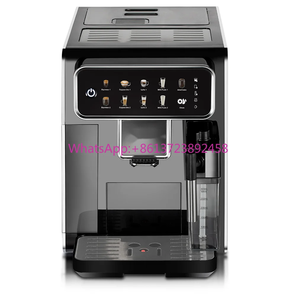 

Smart New Style 15 Bar Fully Automatic Bean to Cup Commercial Touch Screen Espresso Coffee Maker Machine with Grinder
