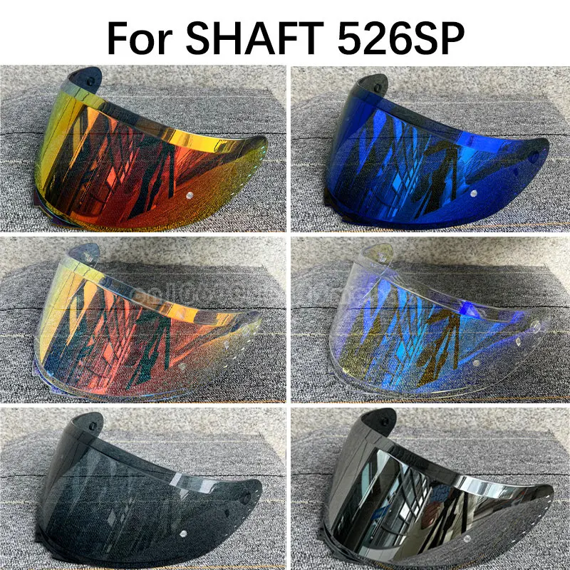 

SHAFT Helmet Visor Suitable for SHAFT 526SP Model Transparent Smoke Colorful Helmet Lens