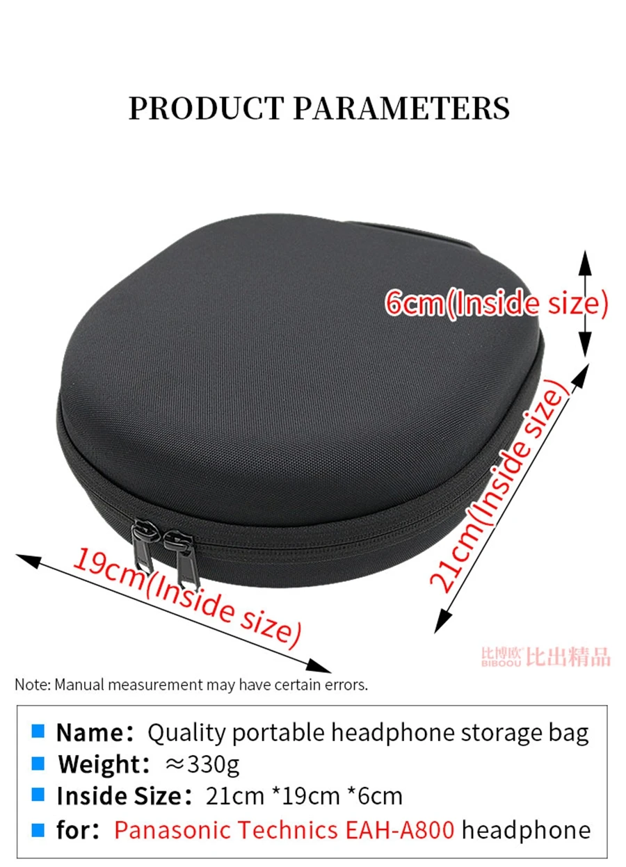 Hard EVA Storage Bag for Panasonic Technics EAH-A800 Portable Headphone Box for Sony WH-1000XM6 Headset Travel Carrying Case