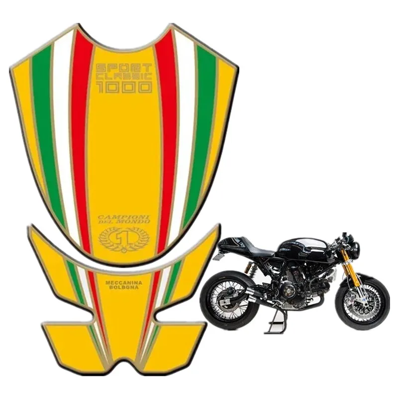 

Для Ducati Sport Classic 1000 2005-2009 защитная накладка на бак мотоцикла 3D наклейка-1