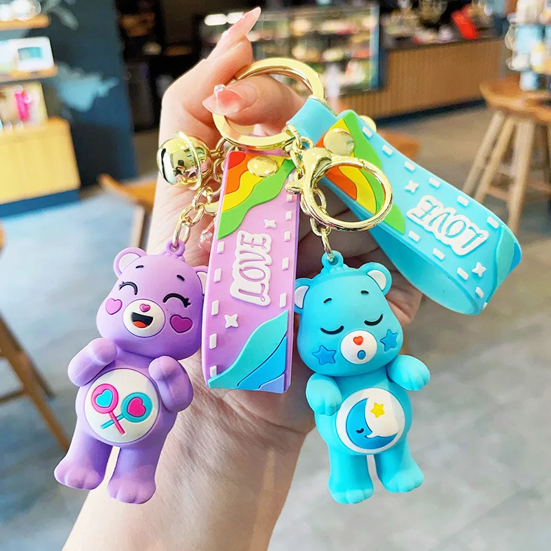 Popular Accessories Love Bear Keychains Cute and Trendy Exquisite Doll Keychains Bags Pendants Couple Pendants Birthday Gifts