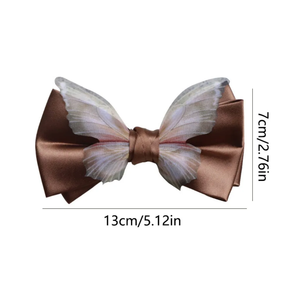 موضة بلون فراشة ربطة القوس فيونكة لينة قابل للتعديل الرجال ربطة العنق الأورجانزا Bowknot العريس وصيف ربطة عنق البدلة الملحقات #5