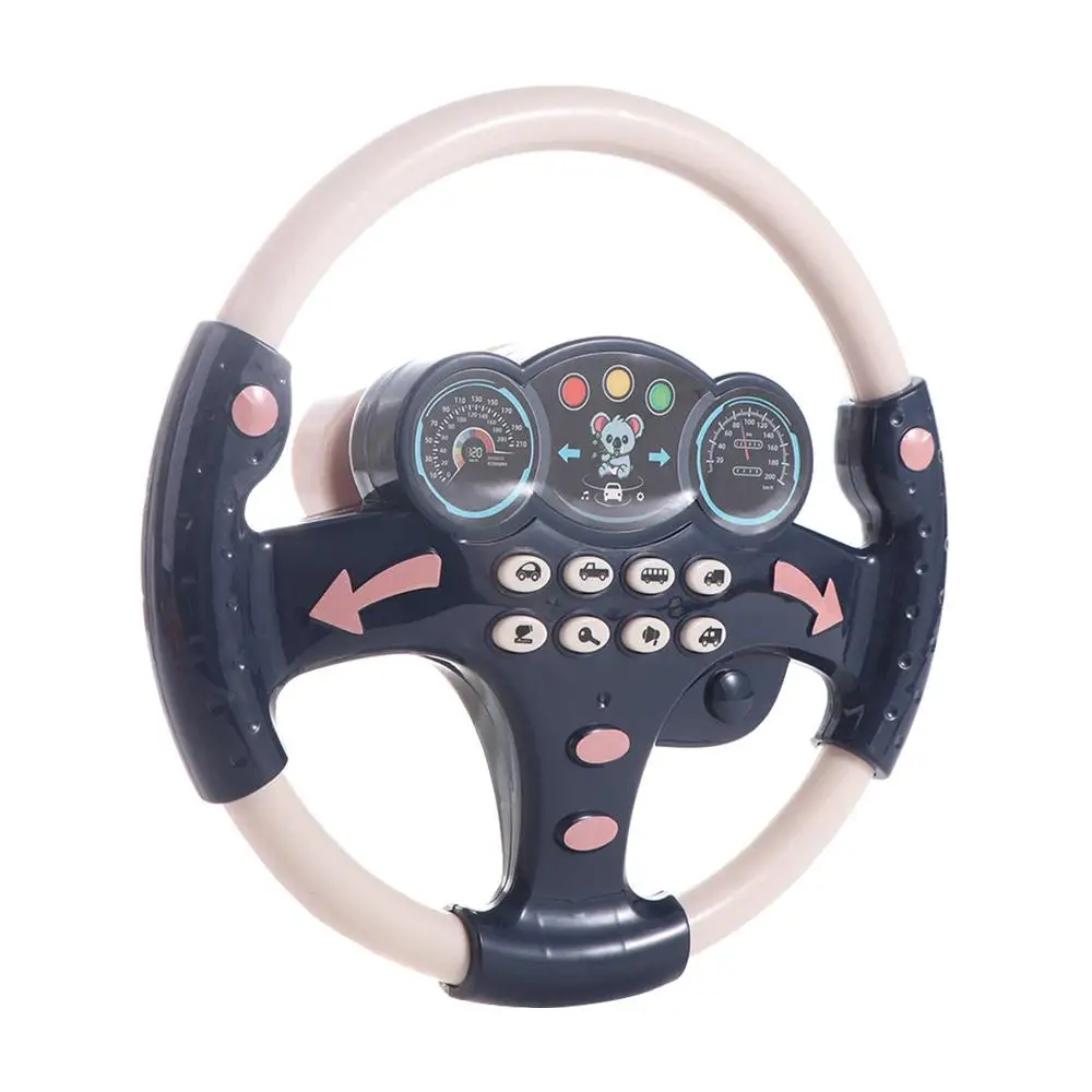 

Copilots Stroller Simulation Steering Wheel Toys Electric Multi Functional Simulate Driving Car Toy Interactive Montessori
