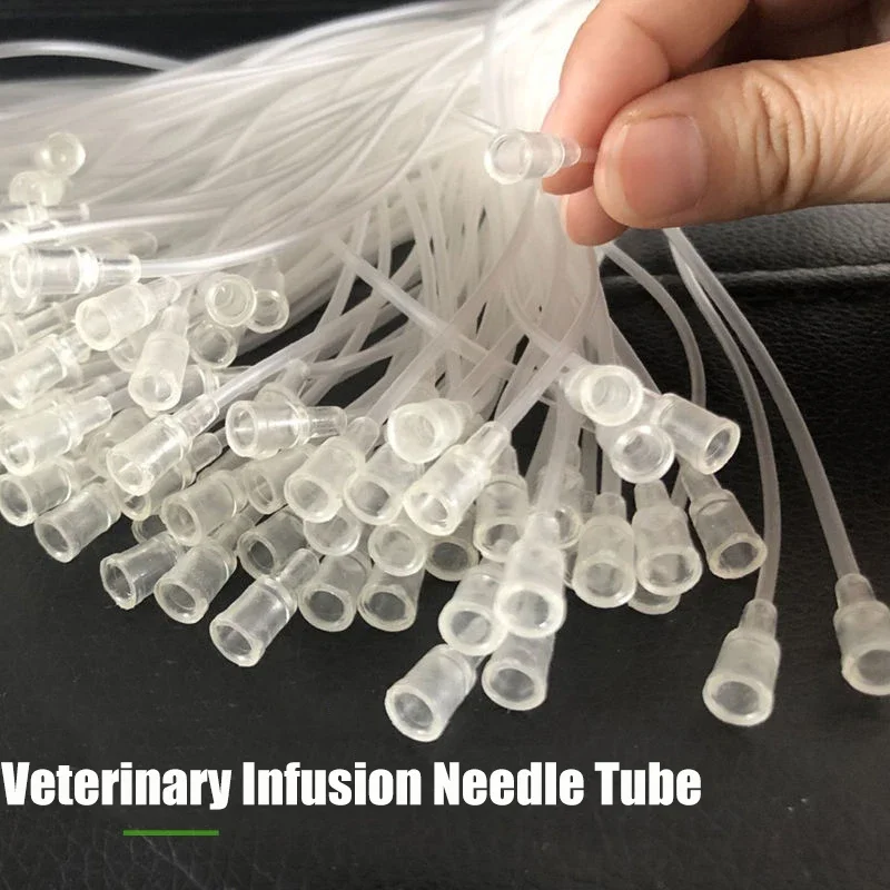 Veterinary Tube Infusion Needle Disposable Syringe Extension Hose Cow Pig Pet Animal Feeding