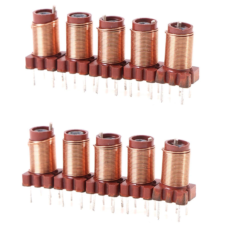Hot！10pcs 26T 2.1uh-6.3uH Adjustable High-Frequency Ferrite Core Inductor