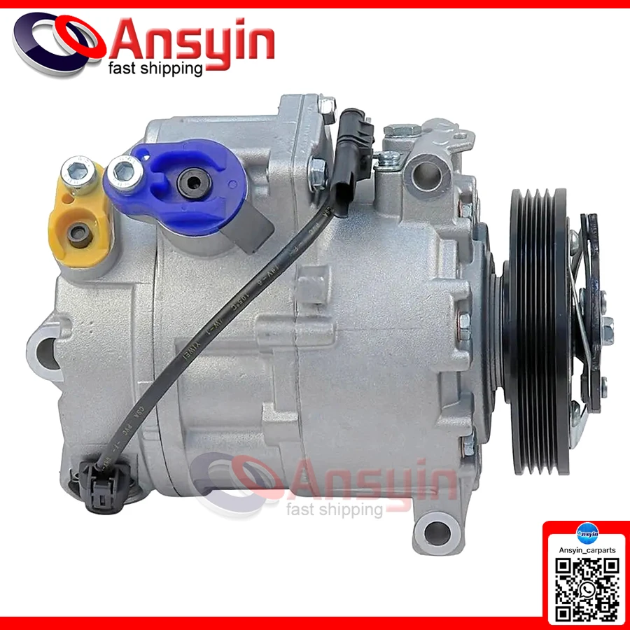 CSE717 AC Compressor For BMW E70 X5 07-10 4.8i 64529195975 64529185144 64509121760 64529195976 9121760 9185144