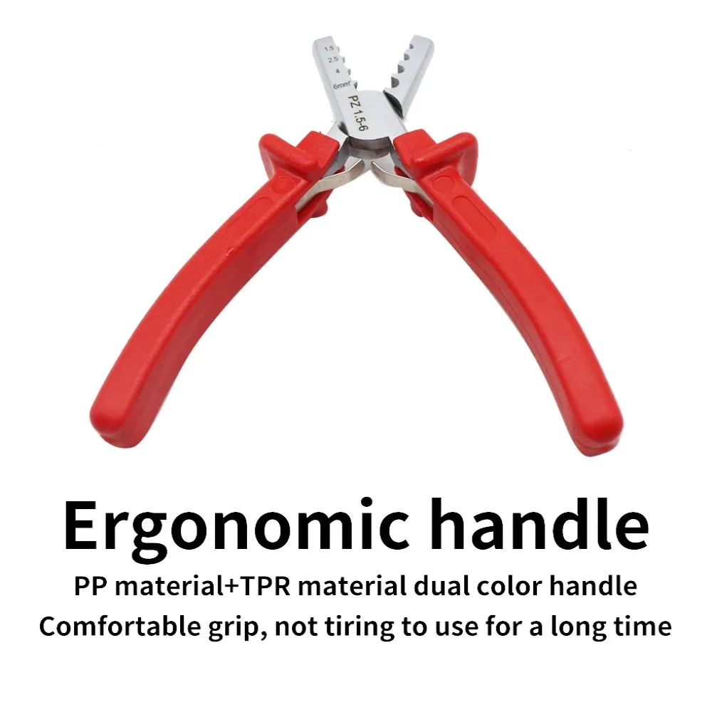 Metal Network Pliers Ethernet Pressing Clamp Tongs Pliers Crimper Tube Tubular Terminal Clamp Cable Stripper Crimping Tool