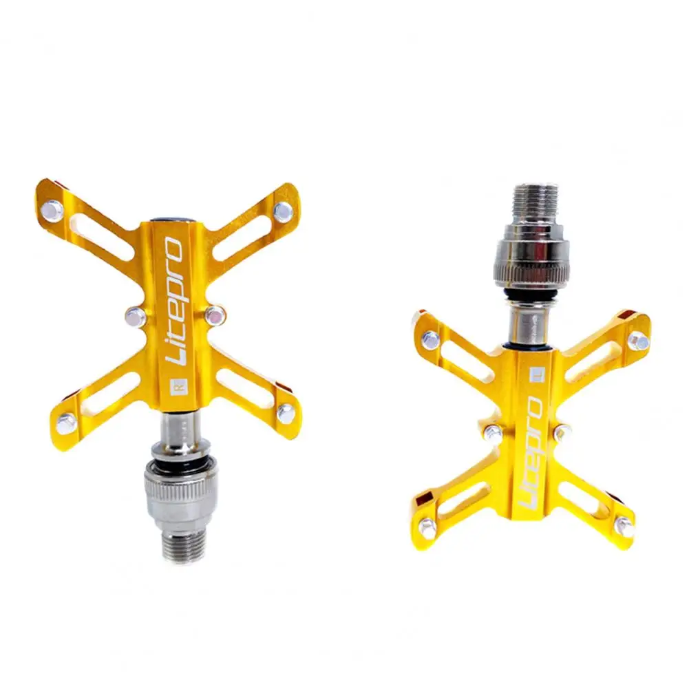 

Bike Pedals 1Pair Universal Anti-oxidation Chromium Molybdenum Steel Ultralight Platform Pedal Adapters for Refit