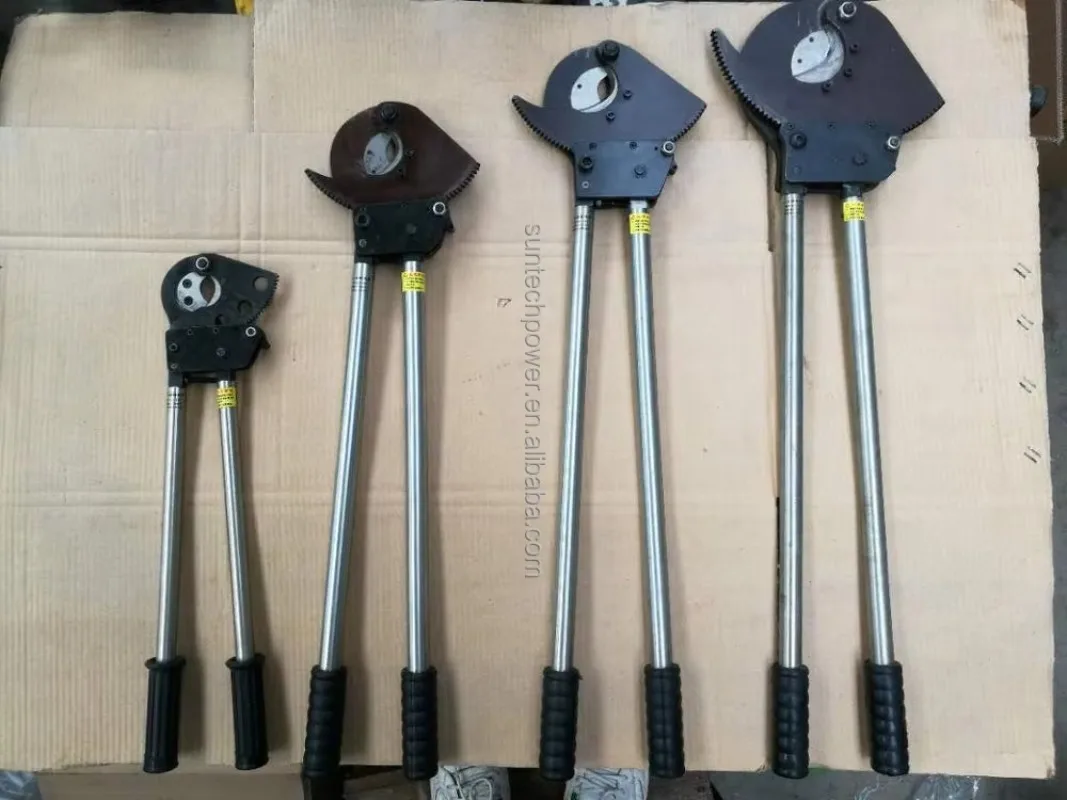 Cortador de cables eléctrico de grado Industrial modelo SU-J, herramienta manual de conductor de Cable mecánico eléctrico personalizable para proyectos OEM